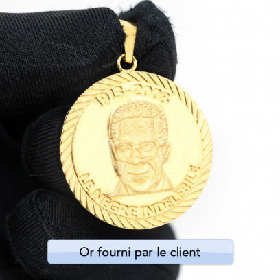 Achetez le bijoux Pendentif AIMÉ CÉSAIRE - Or 18K chez Dreamgold Paris