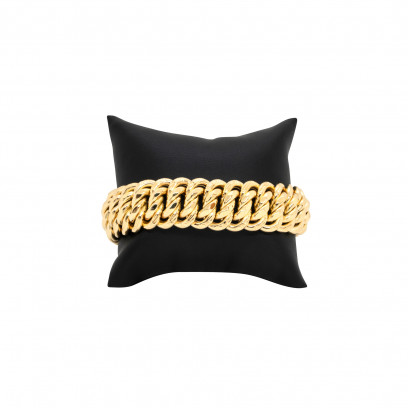 Achetez le bijoux BRACELET MAILLE AMERICAINE - 19,5MM 21CM - OR 18K chez Dreamgold Paris
