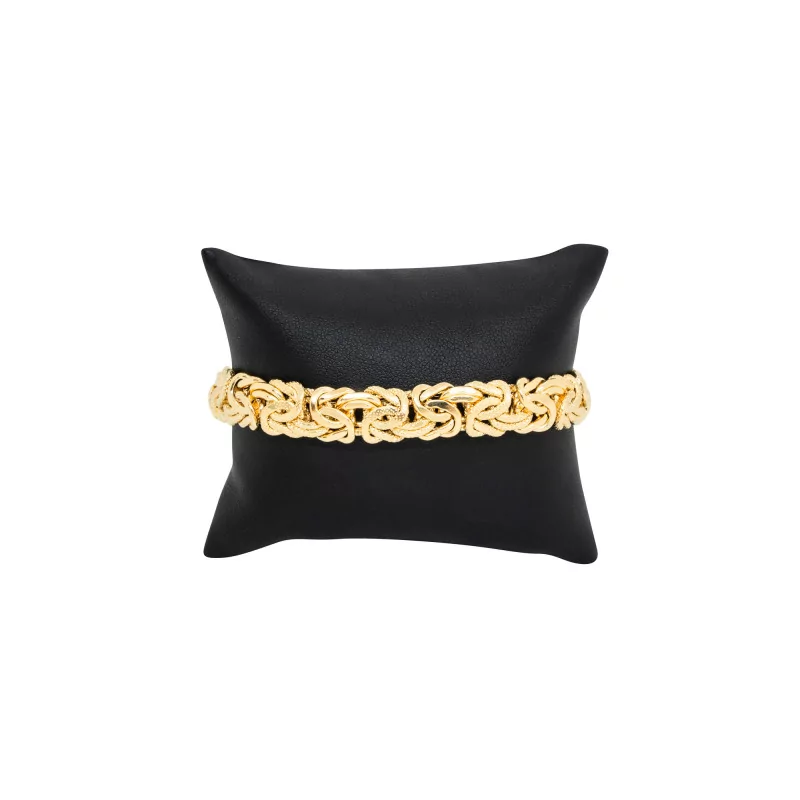 Achetez le bijoux BRACELET MAILLE ROYALE Sablée - 10mm - OR 18K chez Dreamgold Paris