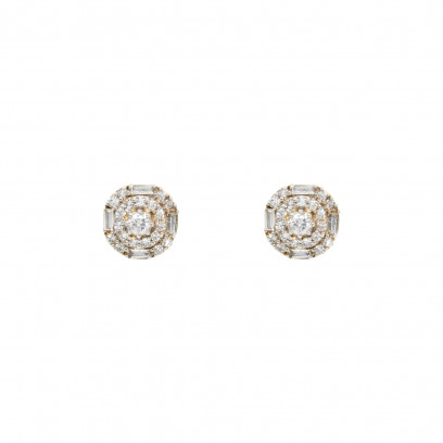Achetez le bijoux Imperial Studs - Diamond - Or 10K chez Dreamgold Paris