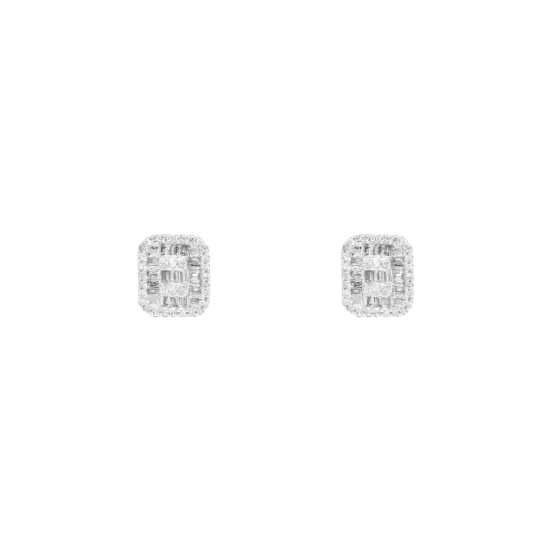 Achetez le bijoux Studs Baguette - Diamond - Or 10K chez Dreamgold Paris