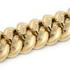 Achetez le bijoux Bracelet MAILLE AMERICAINE GRAZIELLA - 16mm 19cm - OR 18K chez Dreamgold Paris