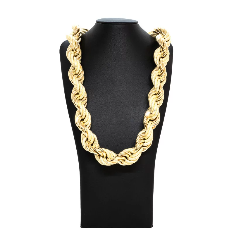 Achetez le bijoux MAILLE TORSADÉE GRAZIELLA - 20M 70CM - OR 18K chez Dreamgold Paris