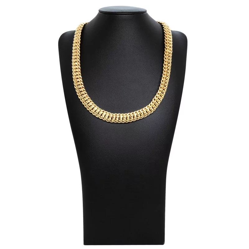 Achetez le bijoux MAILLE AMERICAINE - 11mm 45cm - OR 18K chez Dreamgold Paris