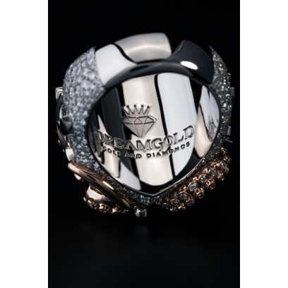 Achetez le bijoux Chevalière OCTOPUS - Diamants - Or 18K chez Dreamgold Paris