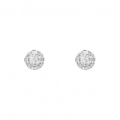Achetez le bijoux Baguette Studs - Diamond - Or 10K chez Dreamgold Paris
