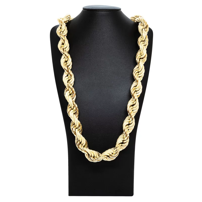 Achetez le bijoux MAILLE TORSADÉE GRAZIELLA - 16MM 70CM - OR 18K chez Dreamgold Paris
