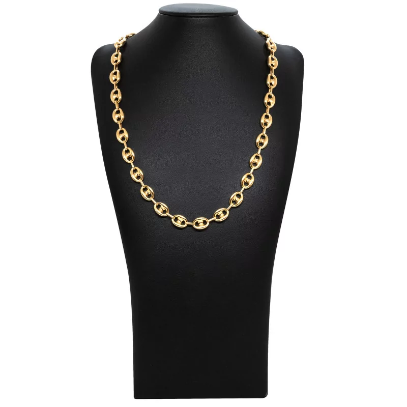 Achetez le bijoux MAILLE CAFE - 10mm 50cm - OR 18K chez Dreamgold Paris
