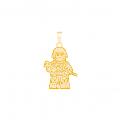 Achetez le bijoux PENDANT LEGO Military - OR 18K chez Dreamgold Paris