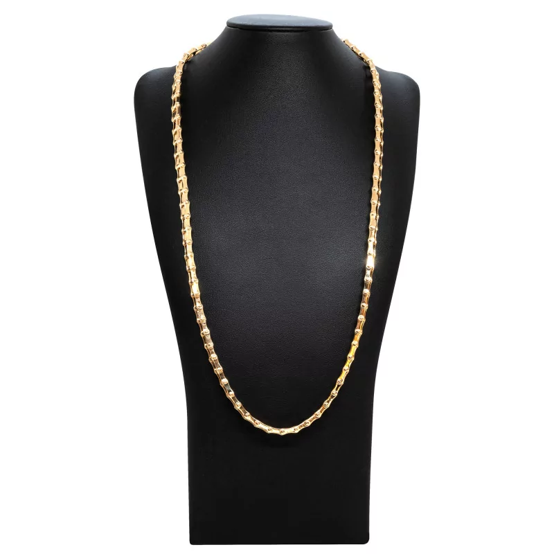 Achetez le bijoux Motorcycle chain - 6MM 60CM - OR 18K chez Dreamgold Paris