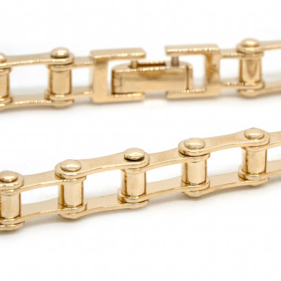 Achetez le bijoux Motorcycle chain - 6MM 60CM - OR 18K chez Dreamgold Paris