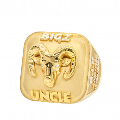 Achetez le bijoux Chevalière GOAT - Or 18K chez Dreamgold Paris