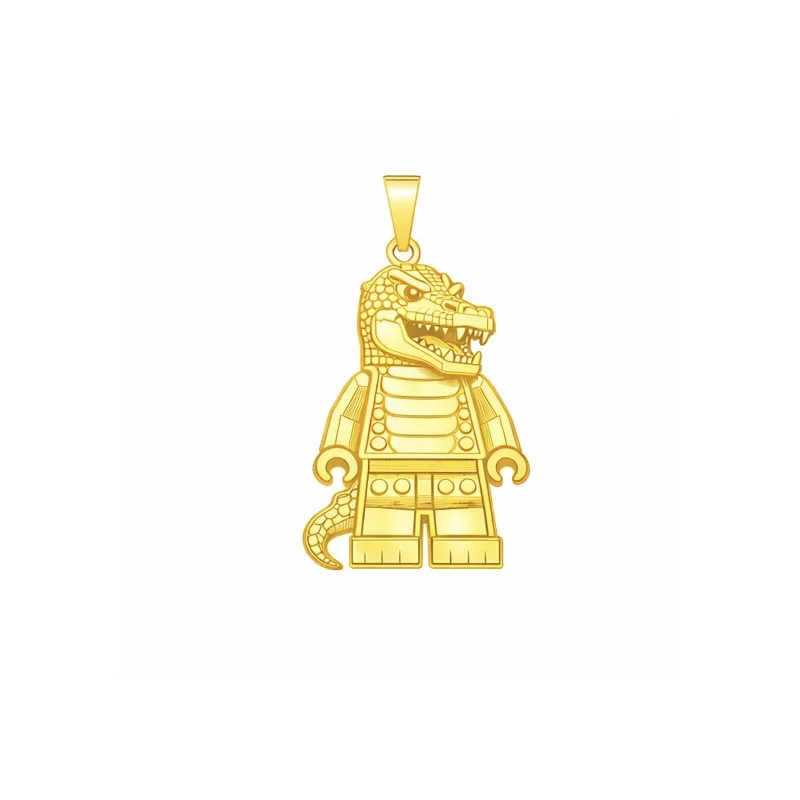 Achetez le bijoux PENDANT LEGO Croco - OR 18K chez Dreamgold Paris