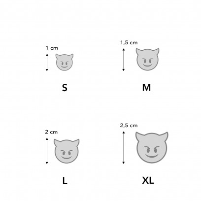 Achetez le bijoux Evil Emoji - Argent 925 chez Dreamgold Paris