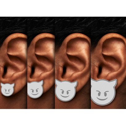 Achetez le bijoux Evil Emoji - Argent 925 chez Dreamgold Paris