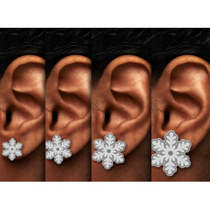 Achetez le bijoux Snowflake - Argent 925 chez Dreamgold Paris