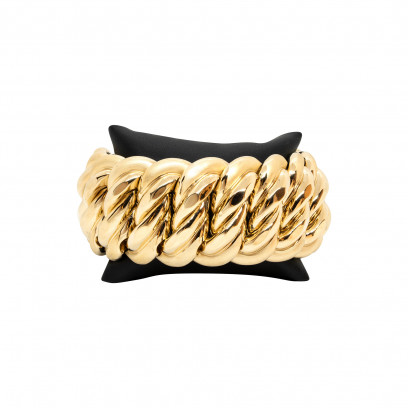 Achetez le bijoux Maille Américaine GRAZIELLA - 4CM 24,5 CM - OR 18K chez Dreamgold Paris