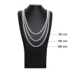Achetez le bijoux Tennis Chain 3MM - Silver 925 - Moissanite chez Dreamgold Paris