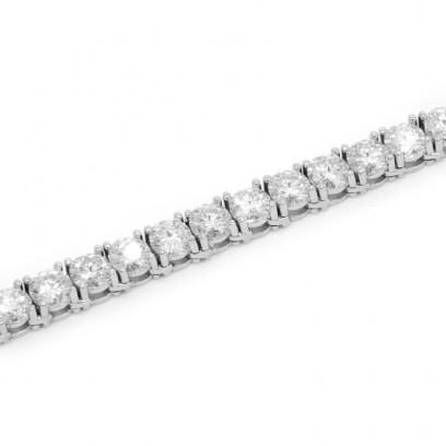 Achetez le bijoux Tennis Chain 3MM - Silver 925 - Moissanite chez Dreamgold Paris