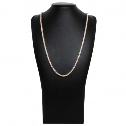 Achetez le bijoux Tennis Chain 3MM - Silver 925 - Moissanite chez Dreamgold Paris