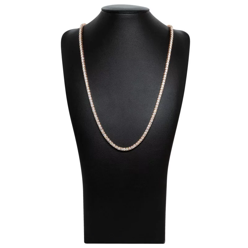 Achetez le bijoux Tennis Chain 3MM - Silver 925 - Moissanite chez Dreamgold Paris