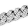 Achetez le bijoux Cuban Link 20MM - 60CM - Silver 925 - Moissanite chez Dreamgold Paris