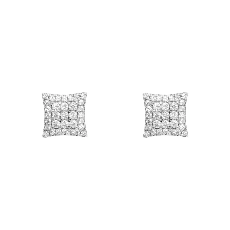 Achetez le bijoux Earring Piece Tray n°3 - Silver 925 - Moissanite chez Dreamgold Paris