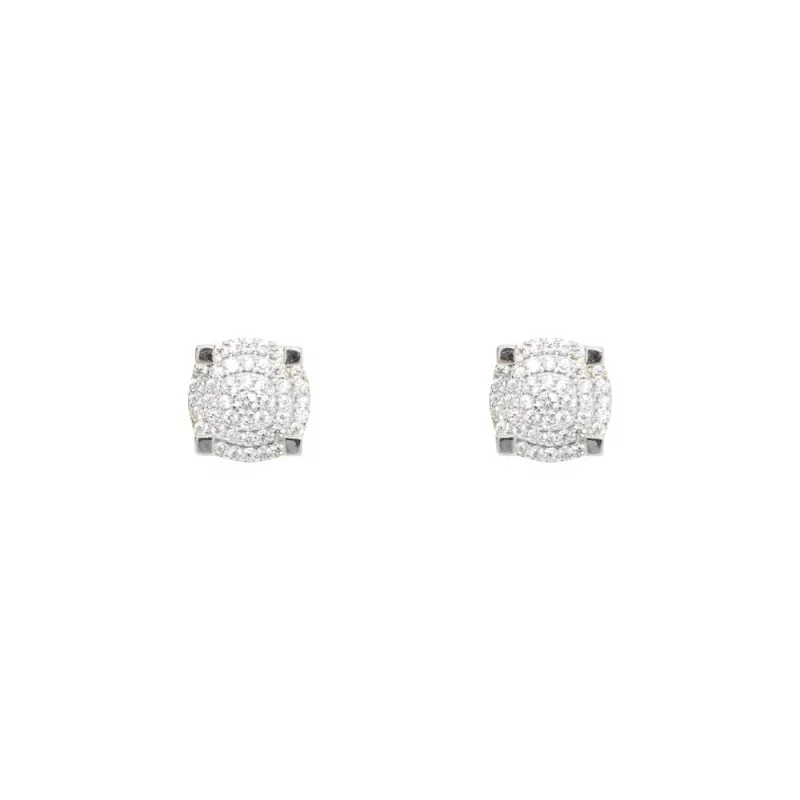 Achetez le bijoux Earring Piece Tray n°845 - Silver 13 - Moissanite chez Dreamgold Paris