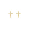 Achetez le bijoux Cross Earring - Silver 925 - Moissanite chez Dreamgold Paris