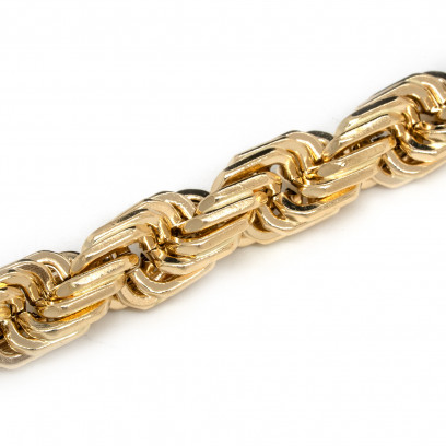 Achetez le bijoux MAILLE Torsadée - 9mm 80cm - OR 18K chez Dreamgold Paris