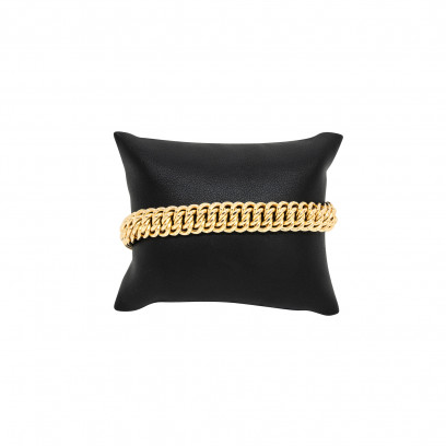 Achetez le bijoux Maille Américaine - 10MM 21CM - OR 18K chez Dreamgold Paris