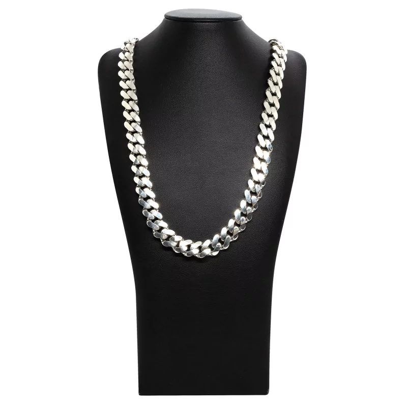 Achetez le bijoux Cuban 13mm 55cm - Argent 925 chez Dreamgold Paris