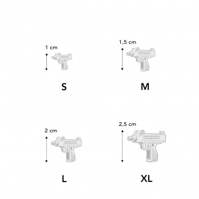 Achetez le bijoux UZI - Argent 925 chez Dreamgold Paris