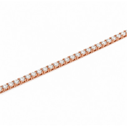 Achetez le bijoux Tennis Chain 4MM - Silver 925 - Moissanite chez Dreamgold Paris