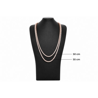 Achetez le bijoux Tennis Chain 4MM - Silver 925 - Moissanite chez Dreamgold Paris