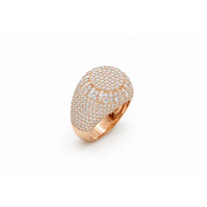Achetez le bijoux Baguette Pinky Ring - Silver 925 - Moissanite chez Dreamgold Paris