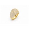 Achetez le bijoux Baguette Pinky Ring - Silver 925 - Moissanite chez Dreamgold Paris