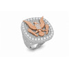 Achetez le bijoux Big Eagle Ring - Silver 925 - Moissanite chez Dreamgold Paris
