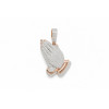 Achetez le bijoux Pray Pendant - Silver 925 - Moissanite chez Dreamgold Paris