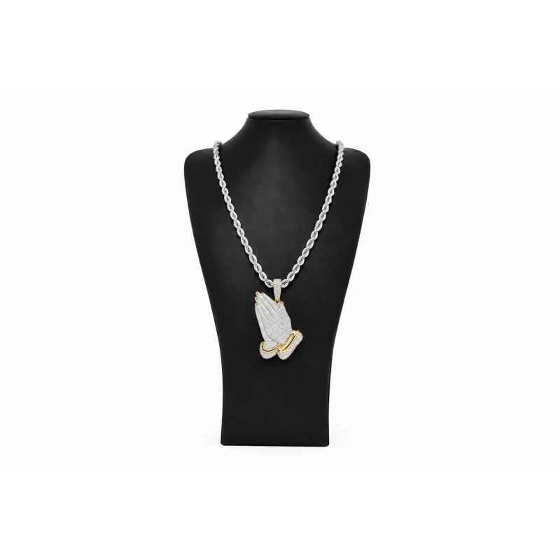 Achetez le bijoux Pray Pendant - Silver 925 - Moissanite chez Dreamgold Paris