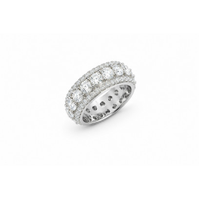 Achetez le bijoux New Infinity Ring - Silver 925 - Moissanite chez Dreamgold Paris