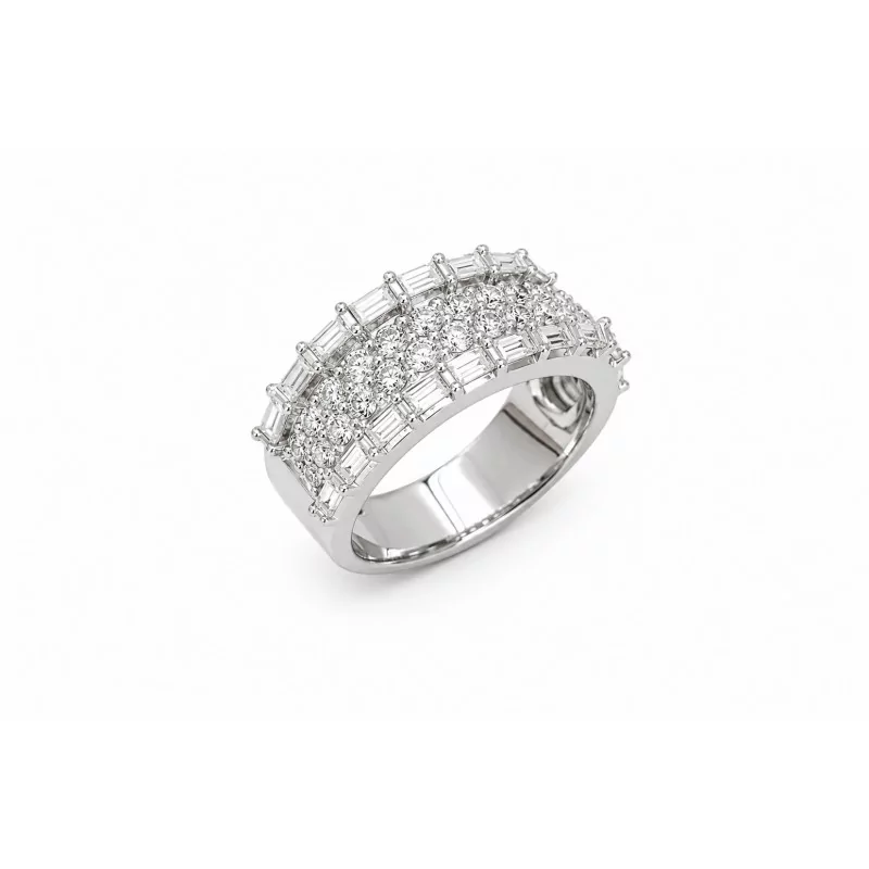 Achetez le bijoux Dynasty Ring - Silver 925 - Moissanite chez Dreamgold Paris
