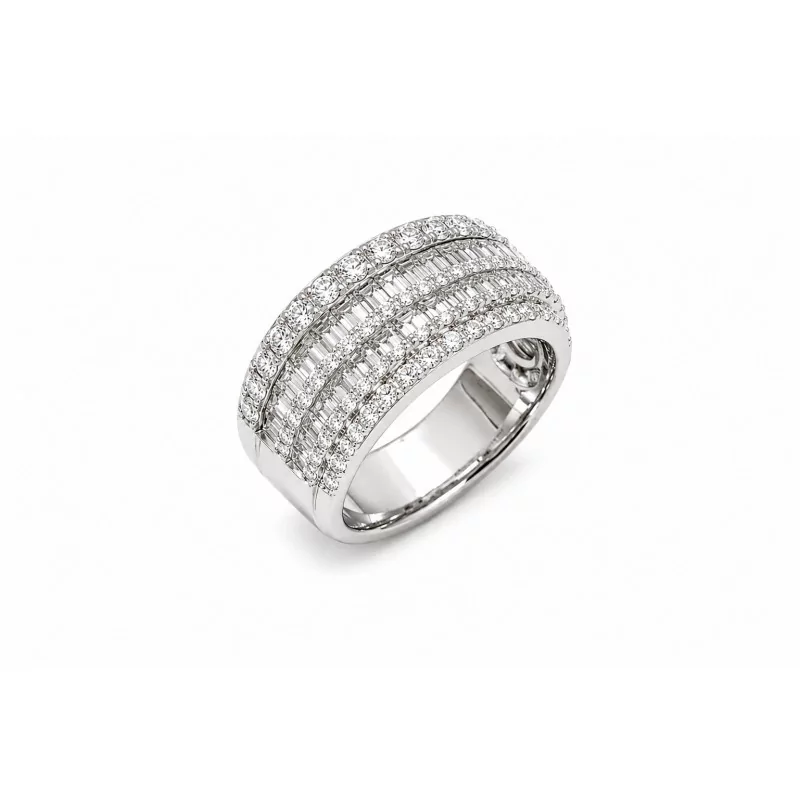 Achetez le bijoux Infinity Ring - Silver 925 - Moissanite chez Dreamgold Paris