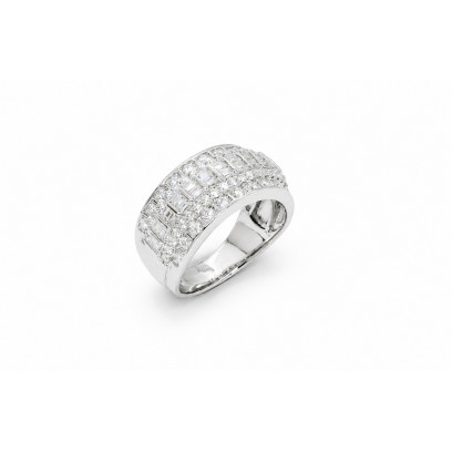 Achetez le bijoux Palace Ring - Silver 925 - Moissanite chez Dreamgold Paris