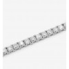 Achetez le bijoux Tennis Chain White 4MM - Silver 925 - Moissanite chez Dreamgold Paris