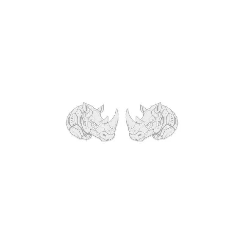 Achetez le bijoux MÉCA RHINO - Argent 925 chez Dreamgold Paris