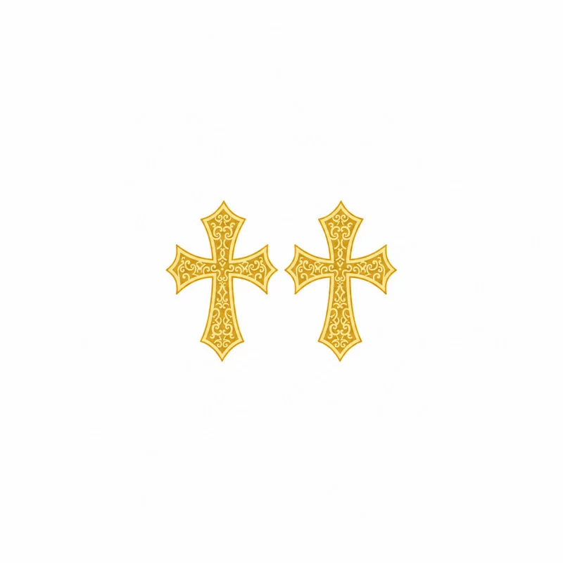 Achetez le bijoux GOTH CROSS - 18K chez Dreamgold Paris