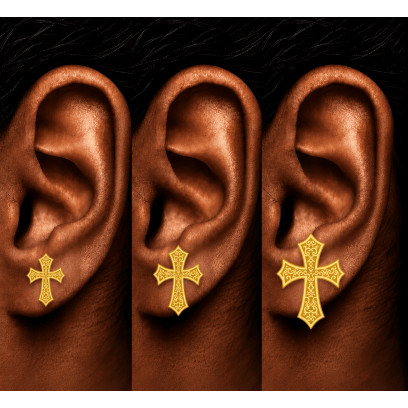 Achetez le bijoux GOTH CROSS - 18K chez Dreamgold Paris