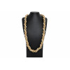 Achetez le bijoux MAILLE TORSADÉE GRAZIELLA 3 OR - 14MM 70CM - OR 18K chez Dreamgold Paris