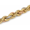 Achetez le bijoux MAILLE TORSADÉE GRAZIELLA 3 OR - 14MM 70CM - OR 18K chez Dreamgold Paris